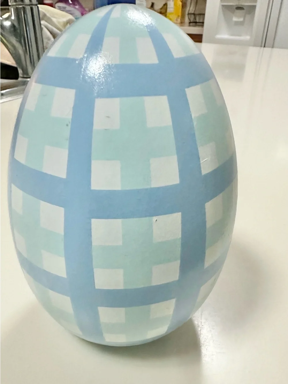 Target Spritz 2020 Bunny & Plaid Decorative Easter Egg New